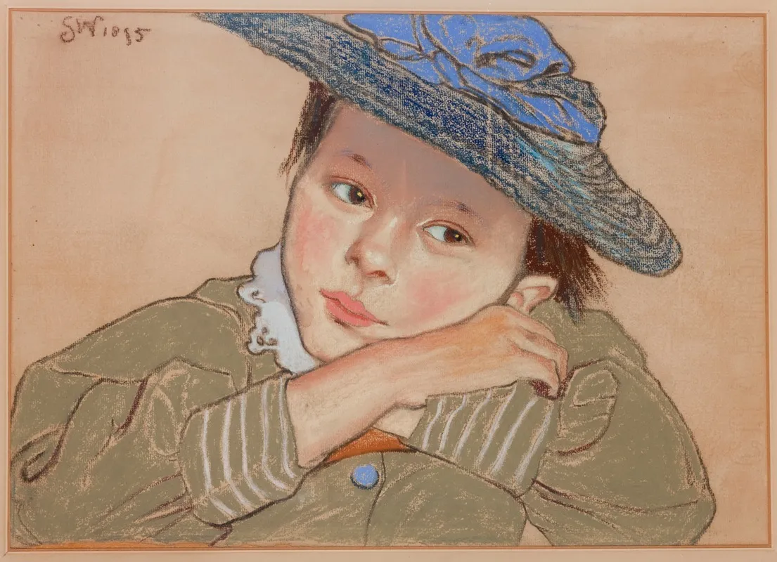Girl In A Blue Hat