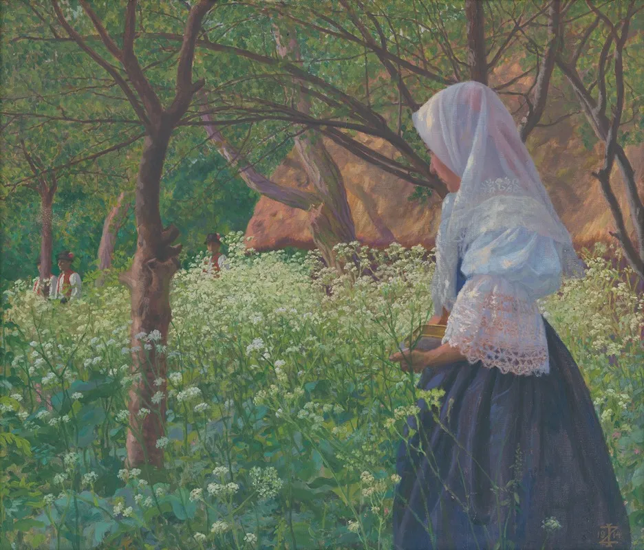 Girl In A Folk Costume