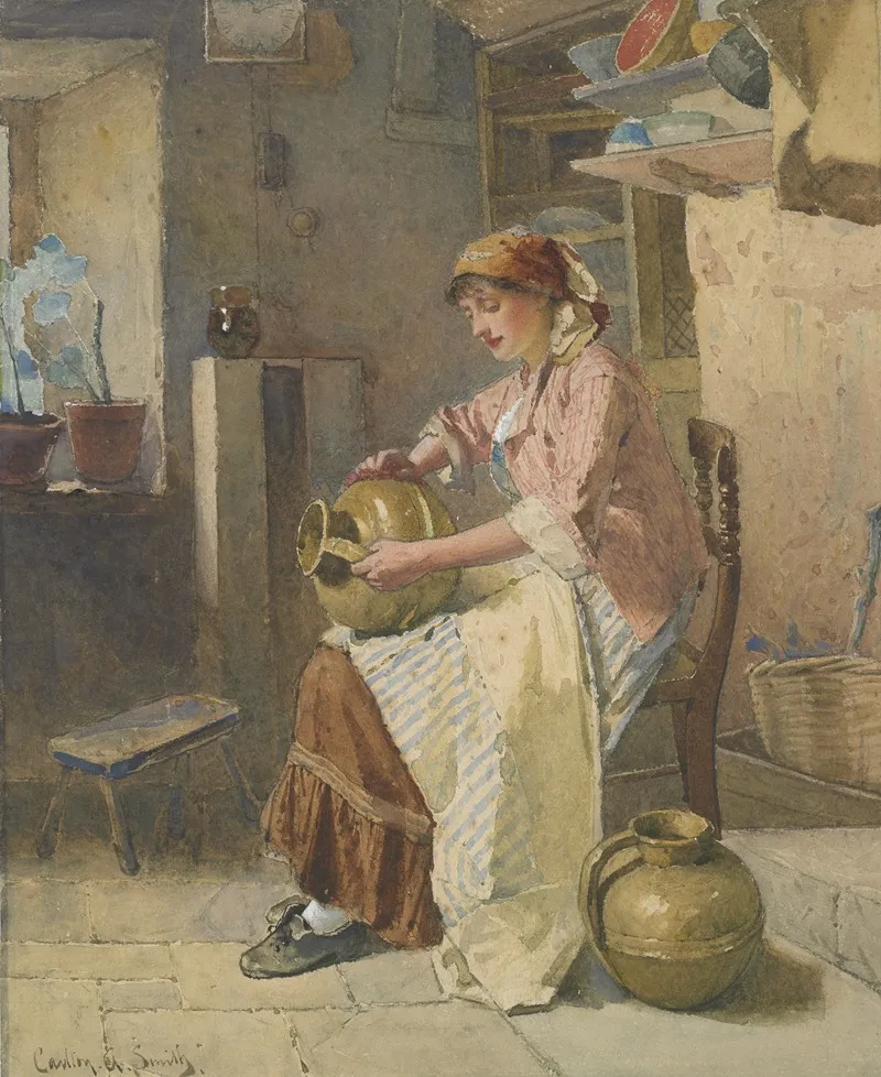 Girl In Kitchen
