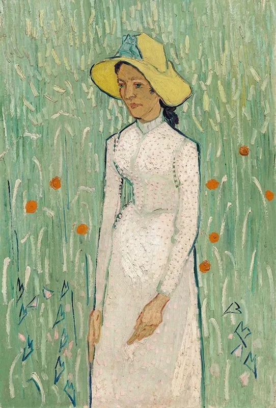 Girl In White Wall Art by Vincent van Gogh - High-Resolution Digital Print