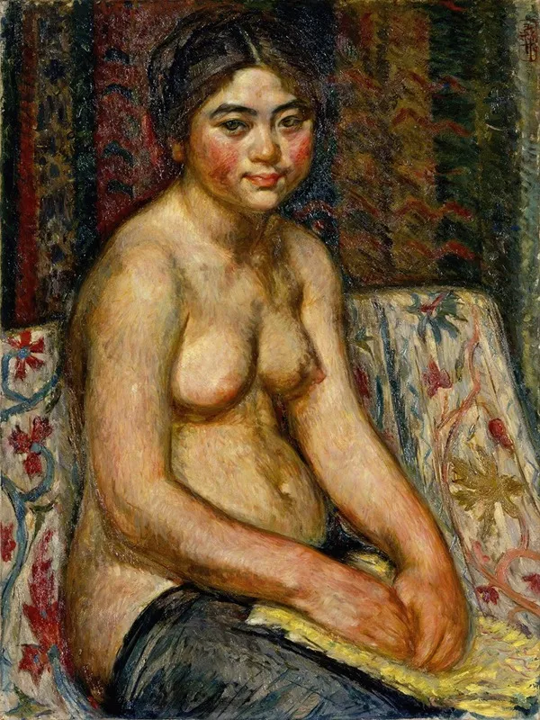Girl Nude Wall Art by Nakamura Tsune - High-Resolution Digital Print