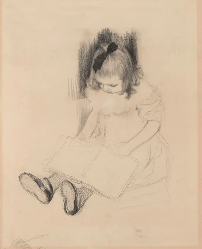 Girl Reading 10