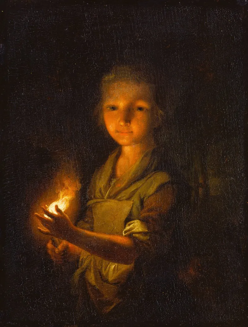 Girl With A Burning Torch