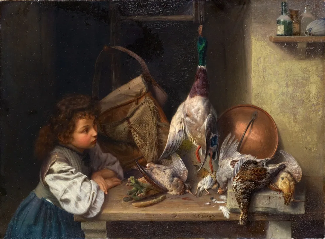 Girl With Dead Poultry