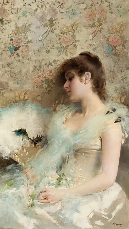 Girl With Hummingbirds