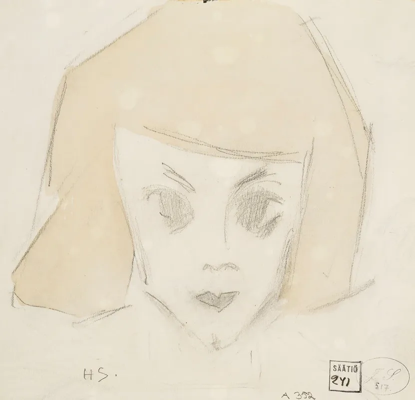 Girl With Large Eyes Karin