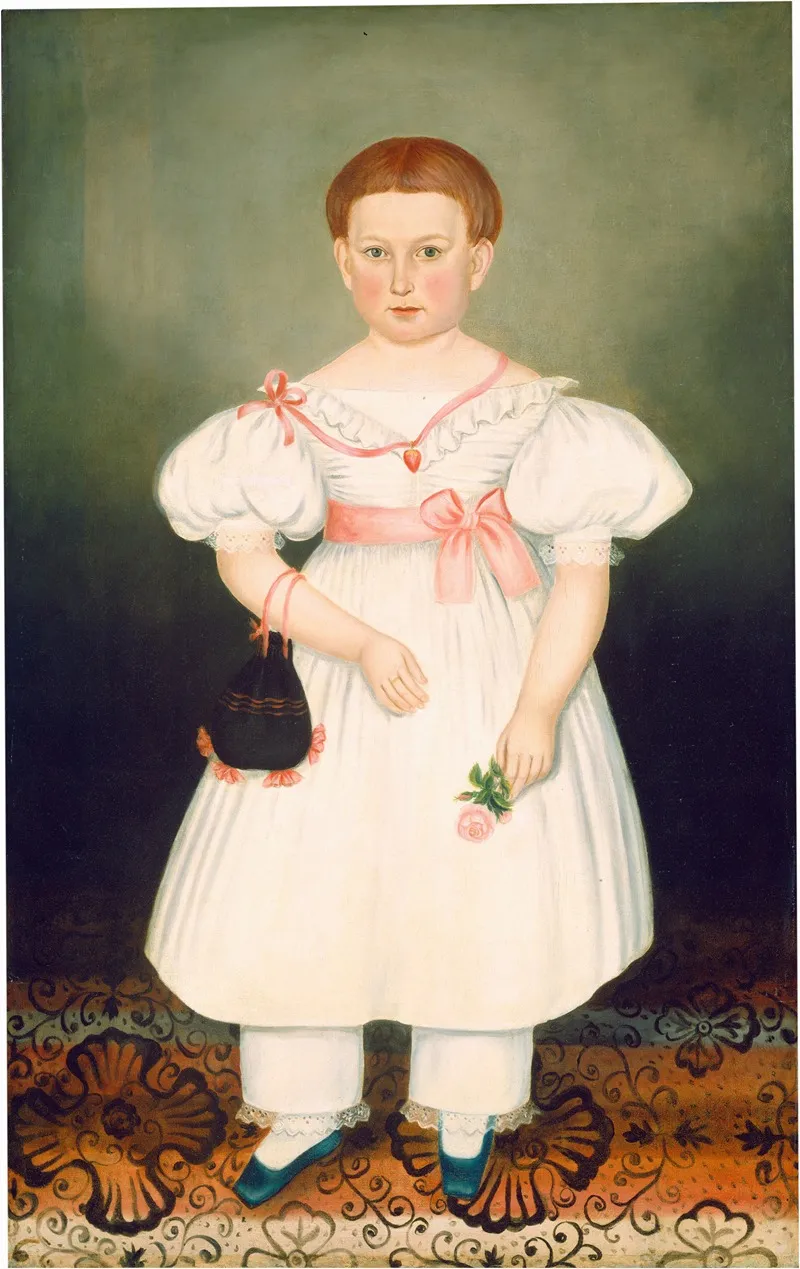 Girl With Reticule And Rose Wall Art by Joseph Whiting Stock - High-Resolution Digital Print