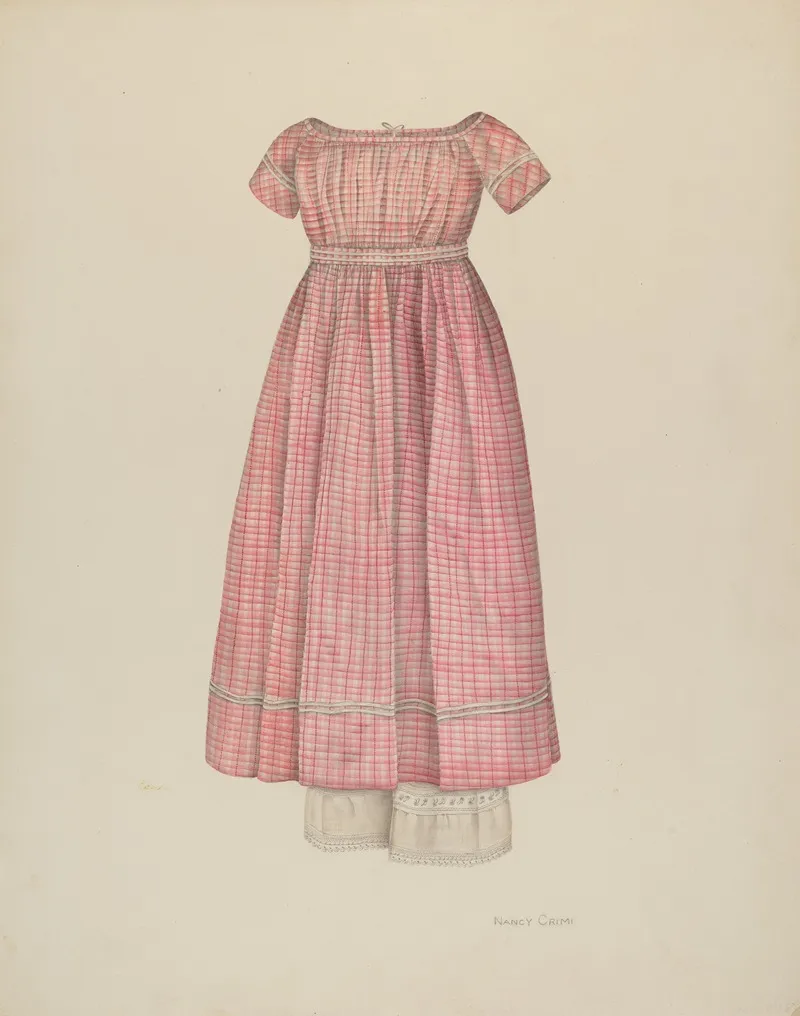 Girls Dress With Pantaloons