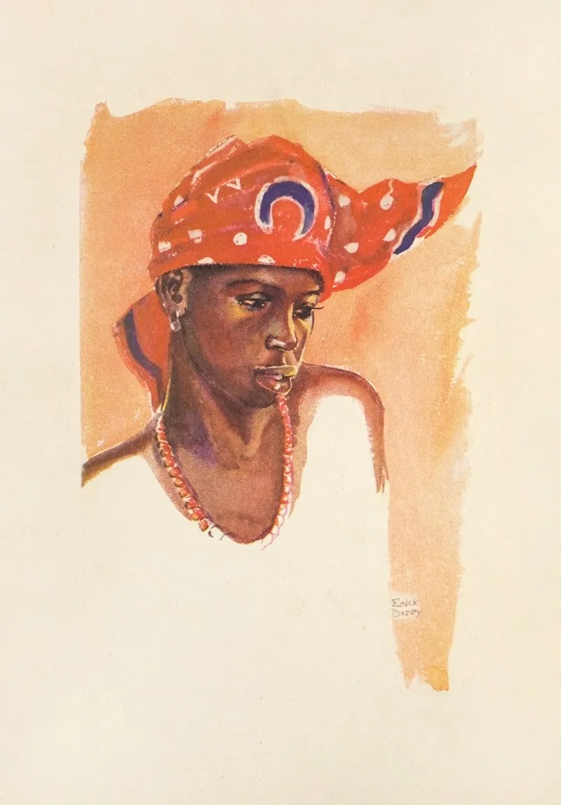 Girls In Africa Pl 07 Wall Art by Erick Berry - High-Resolution Digital Print