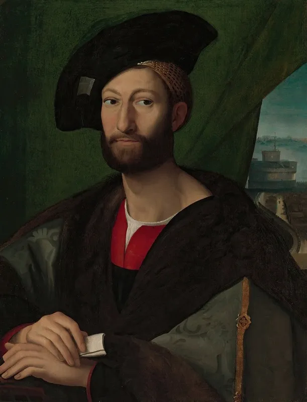 Giuliano De Medici 1479 1516 Duke Of Nemours Wall Art by Follower of Raphael - High-Resolution Digital Print