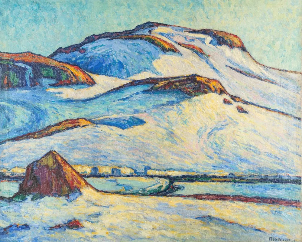 Glaciers Wall Art by Alfred Hermann Helberger - High-Resolution Digital Print