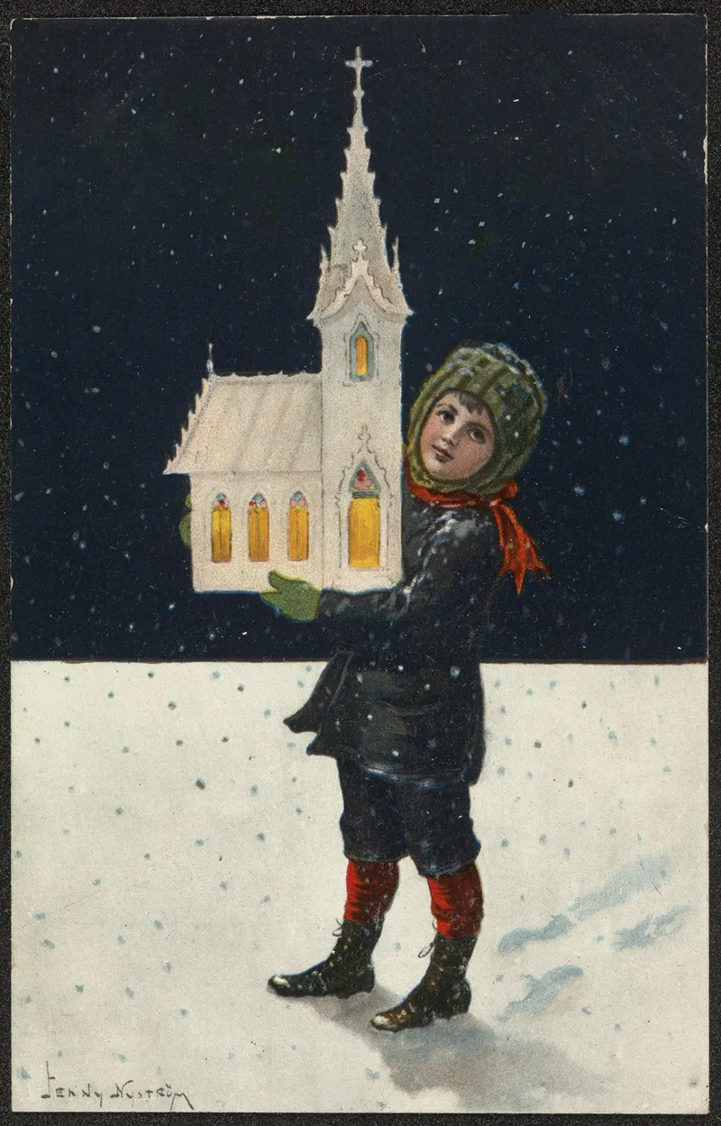 Glaedelig Jul Wall Art by Jenny Nyström - High-Resolution Digital Print