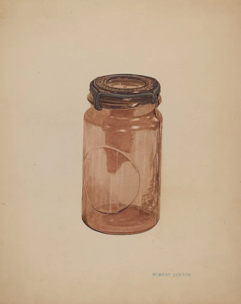 Glass Fruit Jar Wall Art by Robert Penson - High-Resolution Digital Print