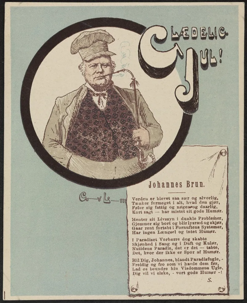 Gledelig Jul Merry Christmas Johannes Brun
