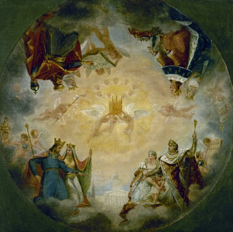 Gloire Des Dynasties Royales Et Imperiales Devant Sainte Genevieve