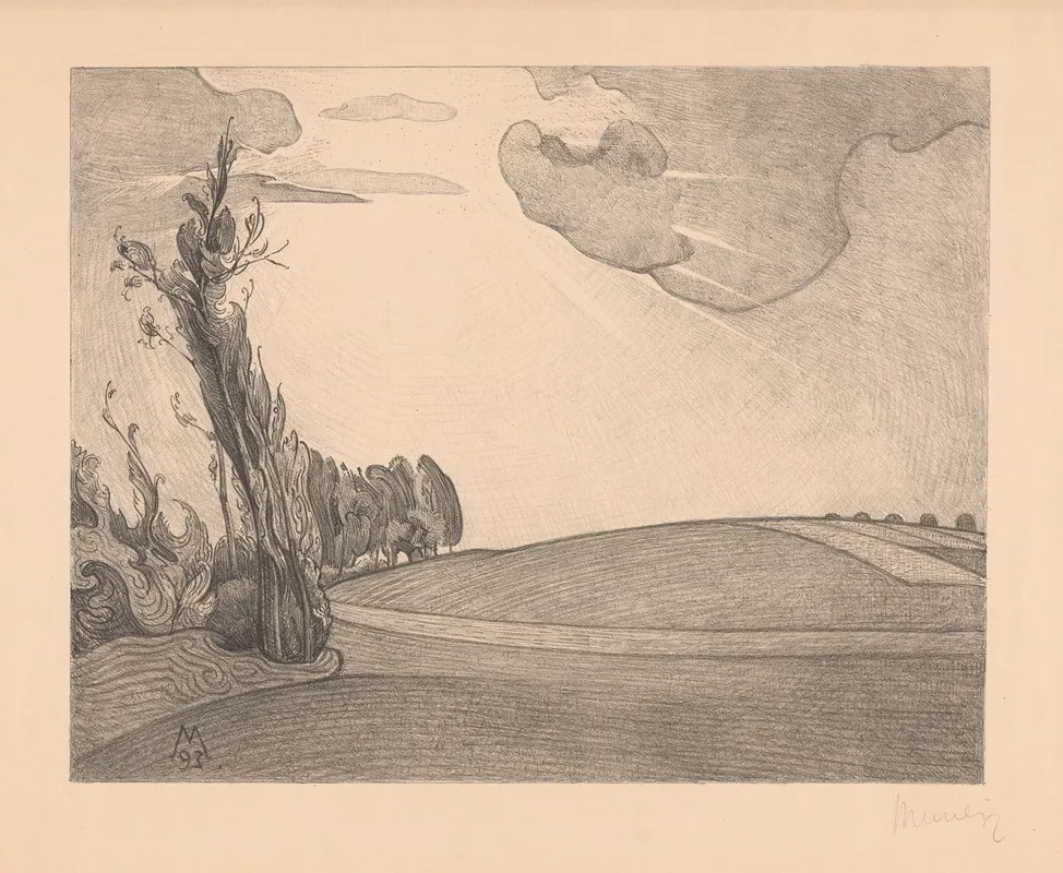 Glooiend Landschap Geloof