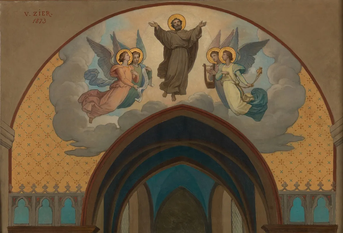 Glorification De Saint Leonard Wall Art by Victor Casimir Zier - High-Resolution Digital Print