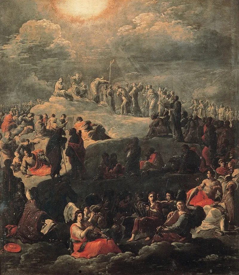 Glorification Of The Holy Cross Wall Art by Leonaert Bramer - High-Resolution Digital Print