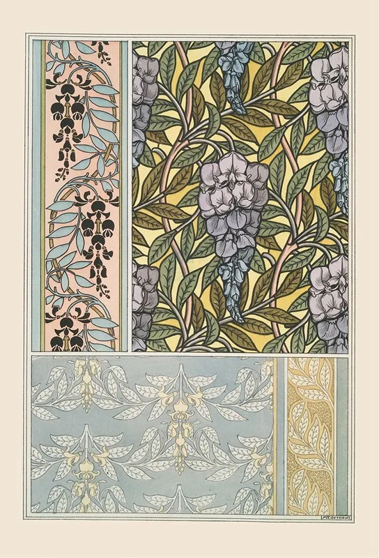 Glycine 2 Wall Art by Maurice Pillard Verneuil - High-Resolution Digital Print