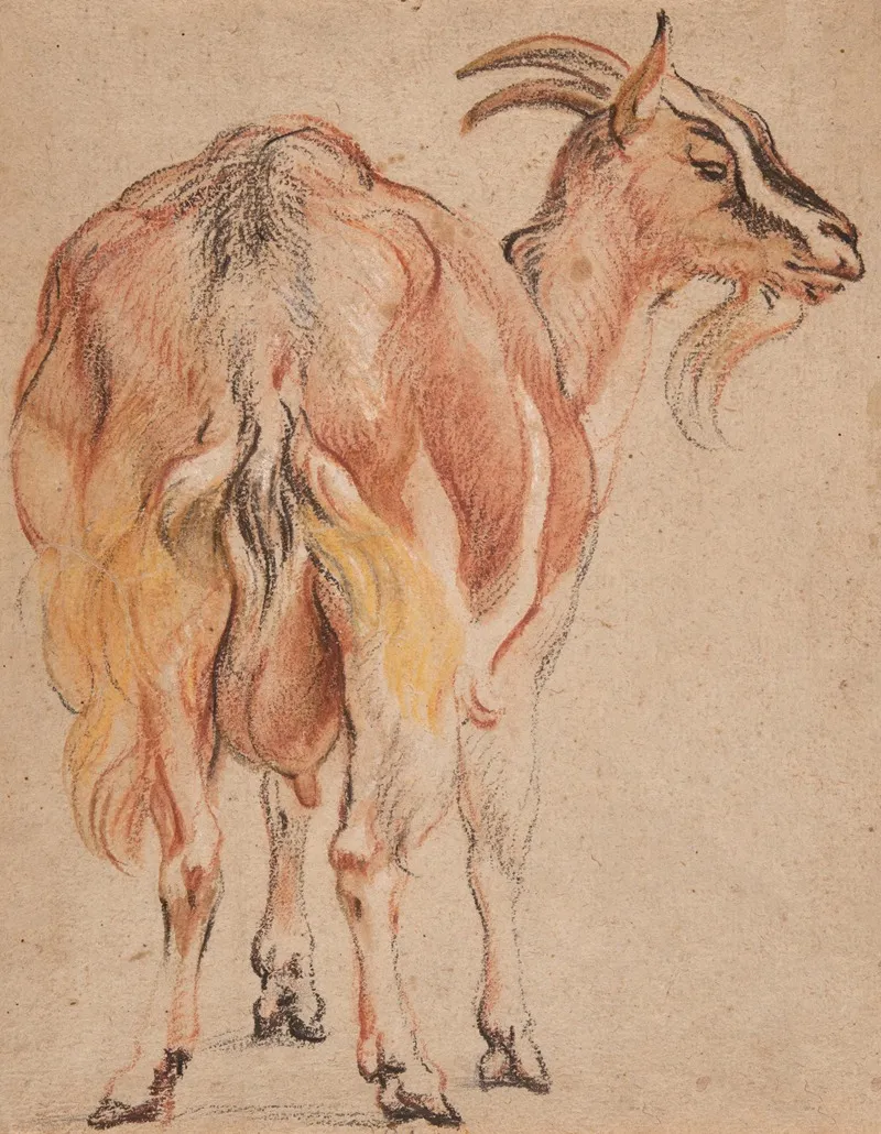 Goat 2 Wall Art by Jacob Jordaens - High-Resolution Digital Print