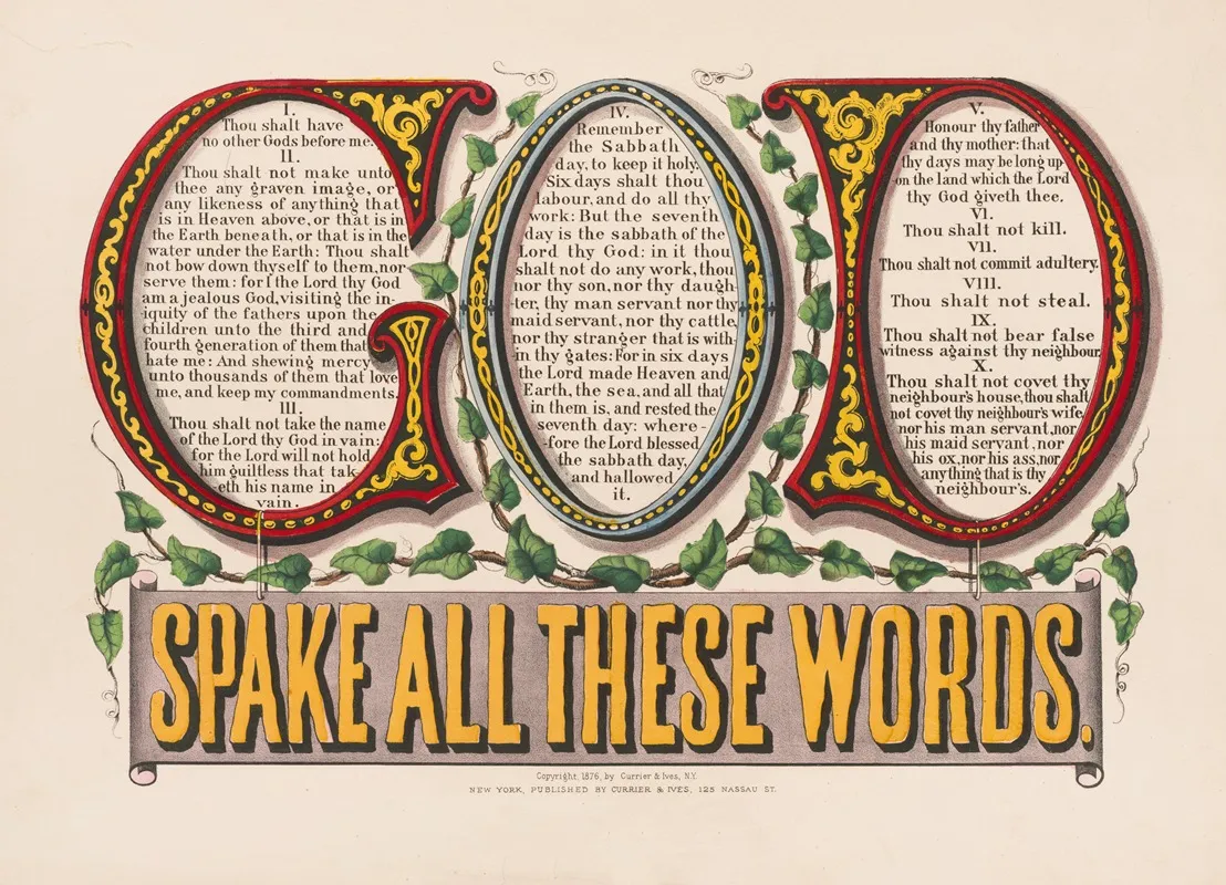 God Spake All These Words