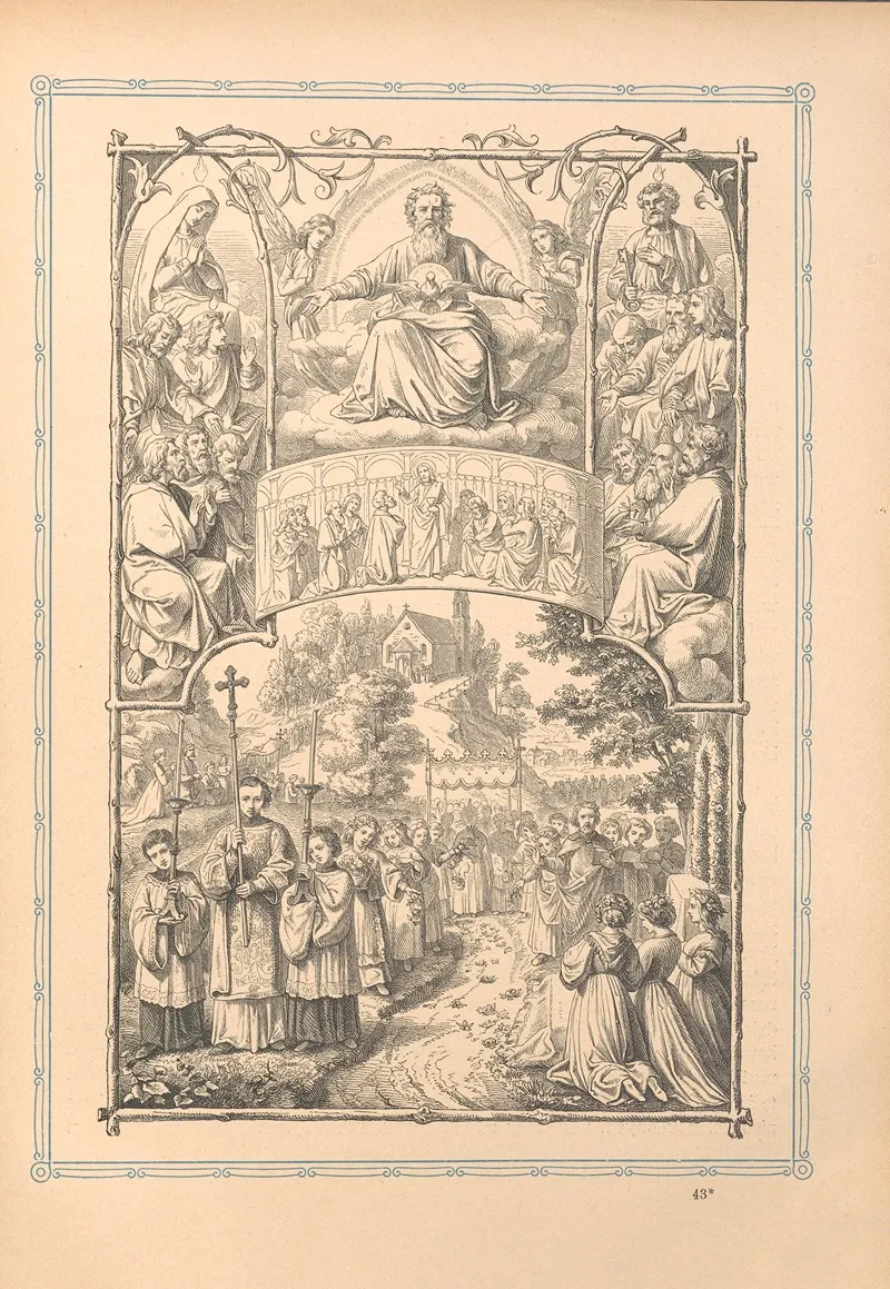 God The Father 8 Wall Art by Otto Bitschnau - High-Resolution Digital Print