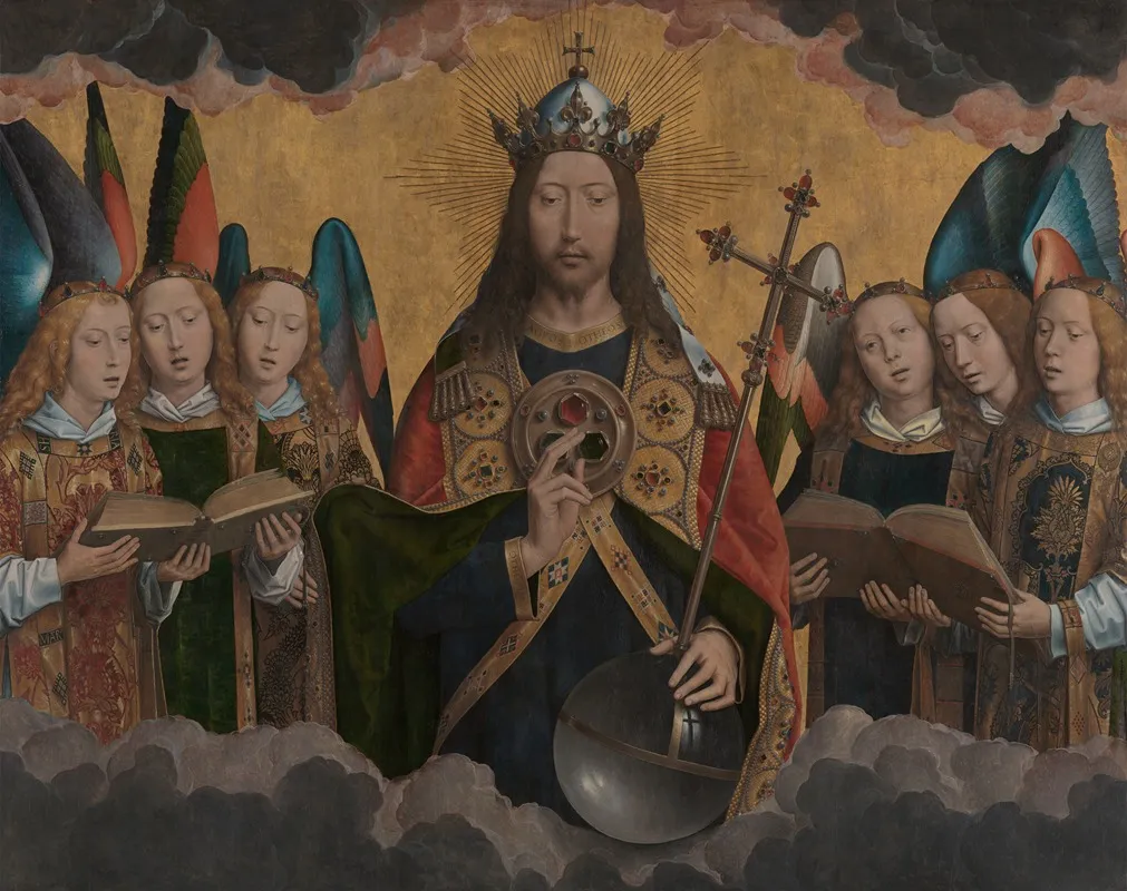 God The Father With Singing Angels