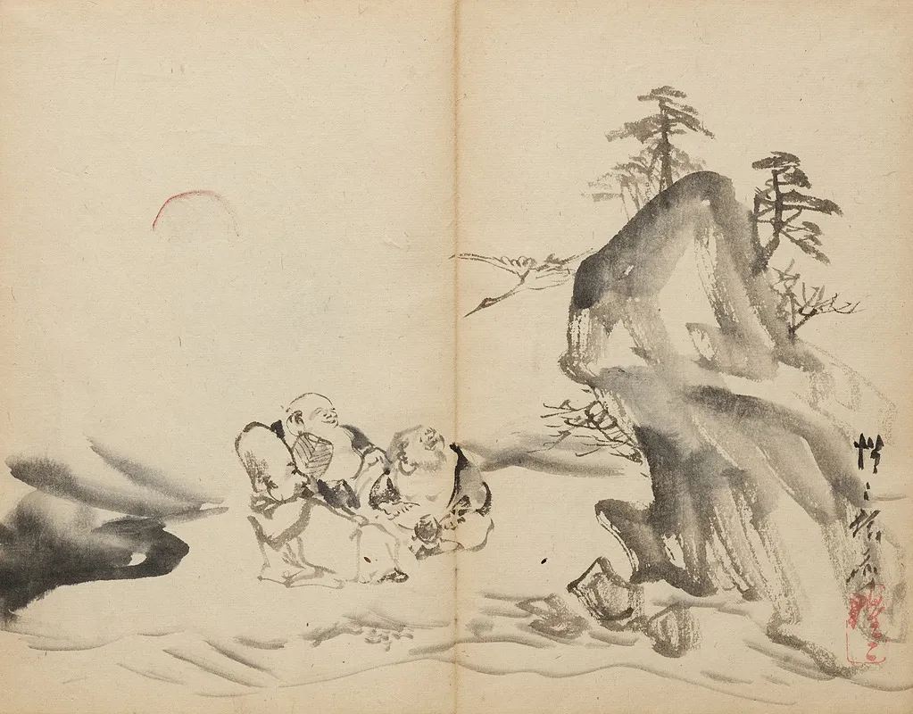 Gods Of Fortune At Mt Penglai