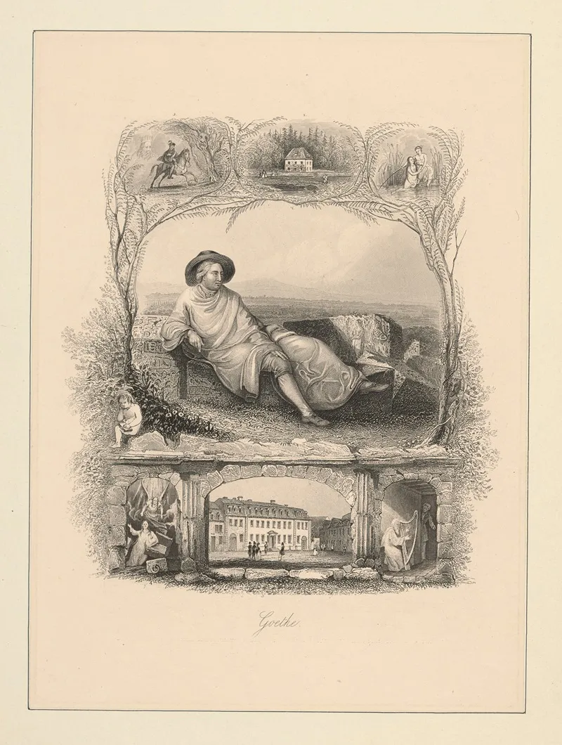 Goethe Wall Art by Johann Heinrich Wilhelm Tischbein - High-Resolution Digital Print