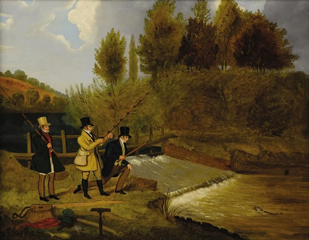 Going Fishing 2 Wall Art by James Pollard - High-Resolution Digital Print