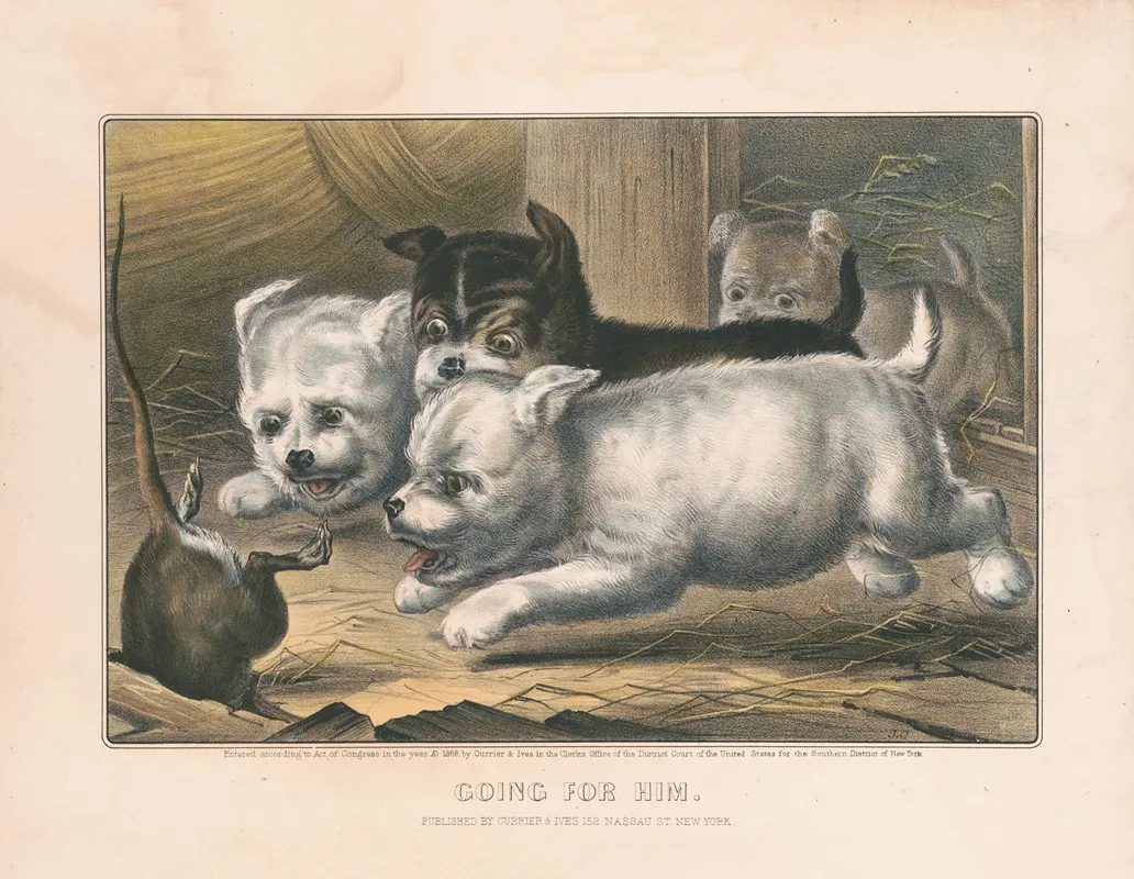 Going For Him Wall Art by John Cameron - High-Resolution Digital Print