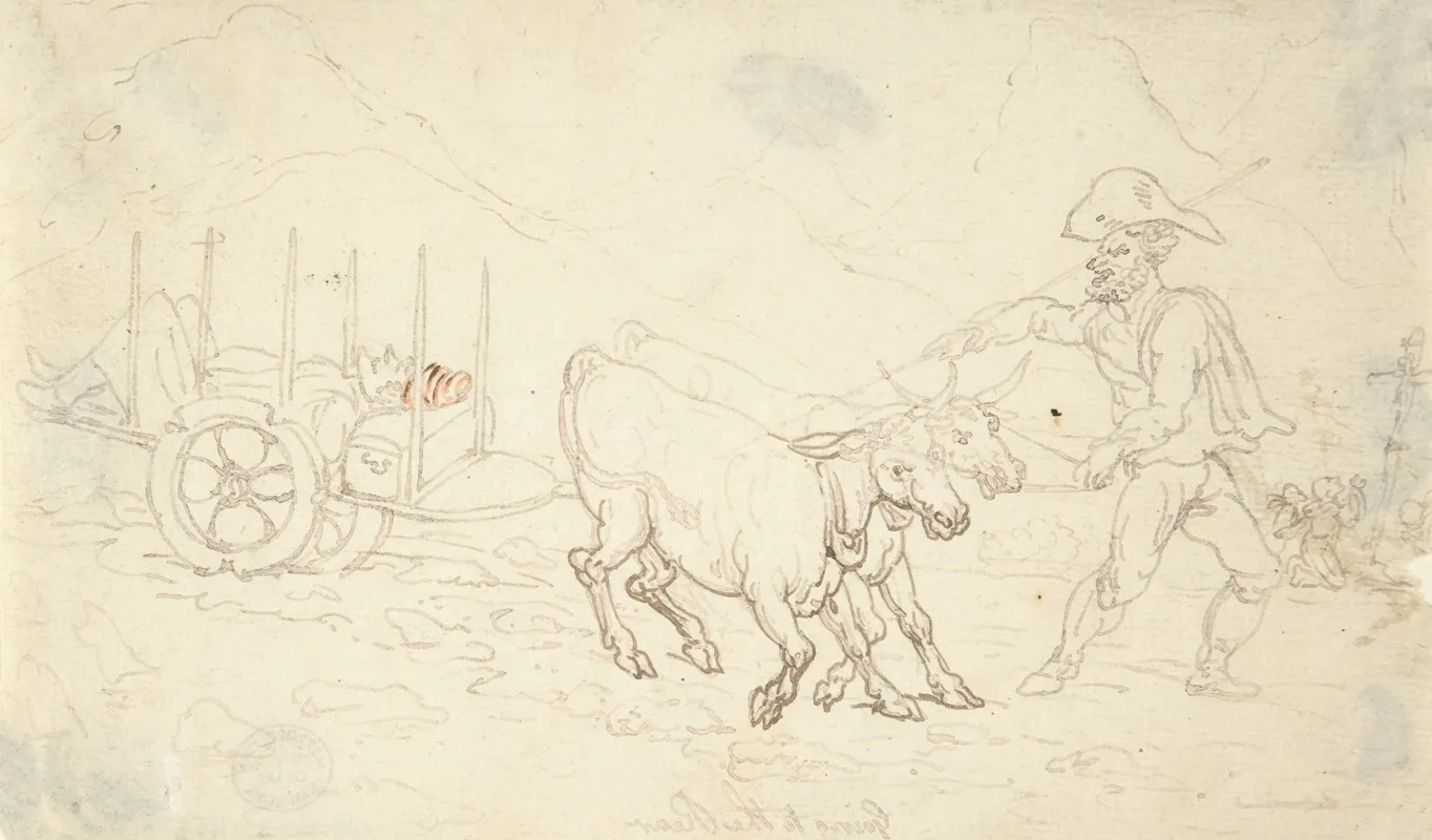 Going Sick To The Rear Wall Art by Thomas Rowlandson - High-Resolution Digital Print