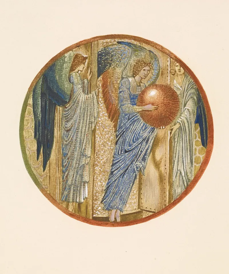 Golden Gate Wall Art by Sir Edward Coley Burne-Jones - High-Resolution Digital Print