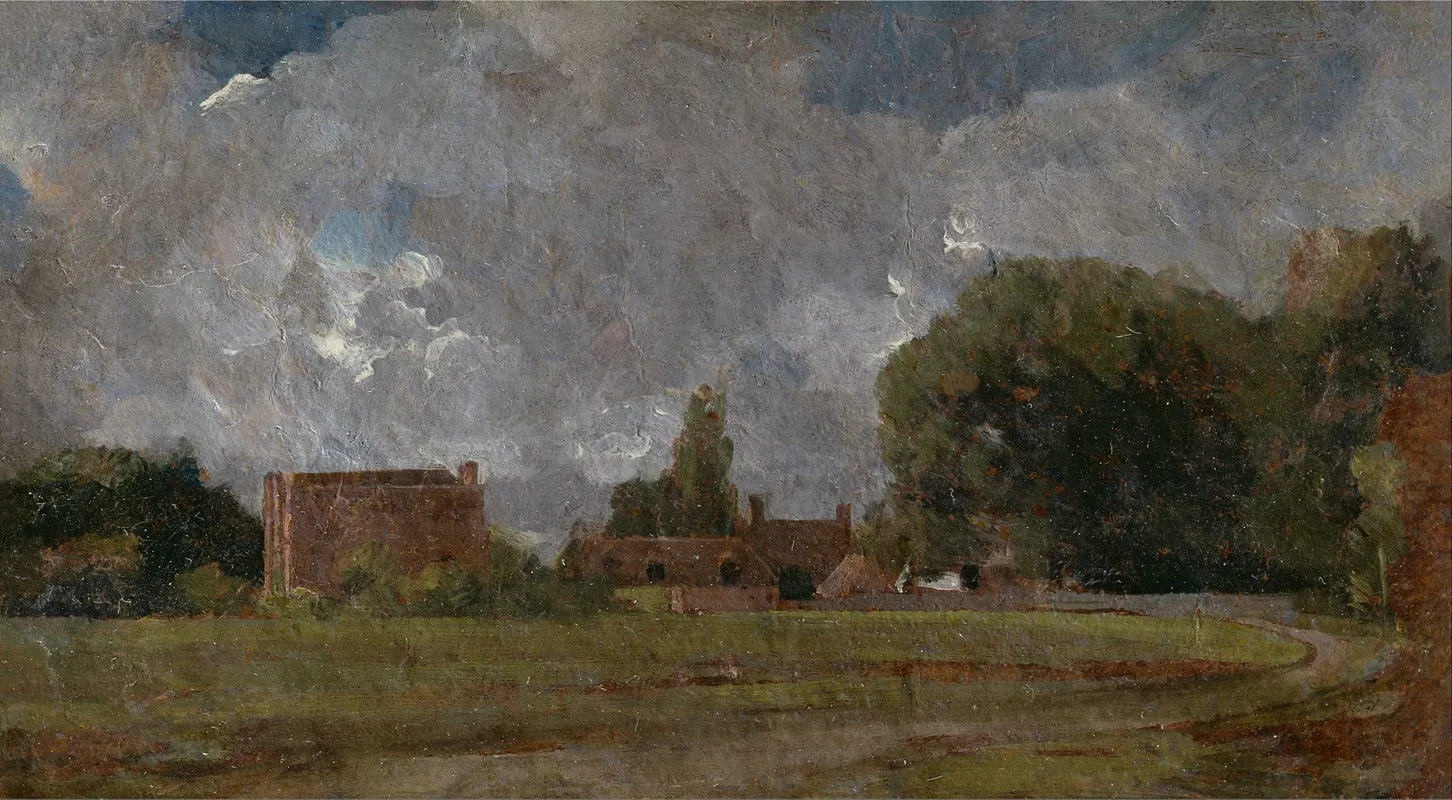 Golding Constables House East Bergholt The Artists Birthplace Wall Art by John Constable - High-Resolution Digital Print