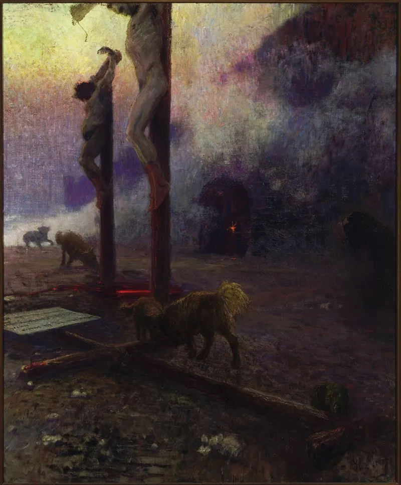 Golgotha 6 Wall Art by Ilya Efimovich Repin - High-Resolution Digital Print