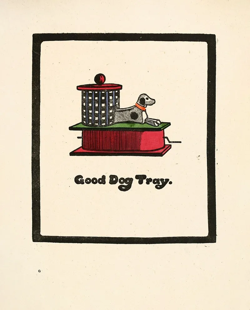 Good Dog Tray Wall Art by Edward Gordon Craig - High-Resolution Digital Print