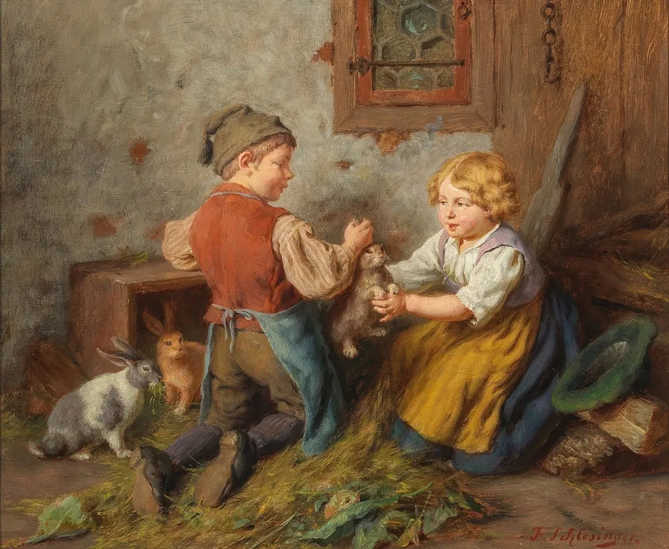 Good Friends 2 Wall Art by Felix Schlesinger - High-Resolution Digital Print