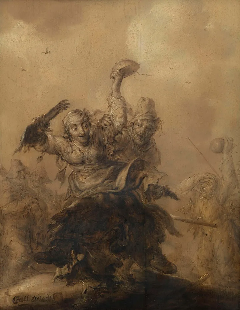 Good Laugh Wall Art by Adriaen van de Venne - High-Resolution Digital Print