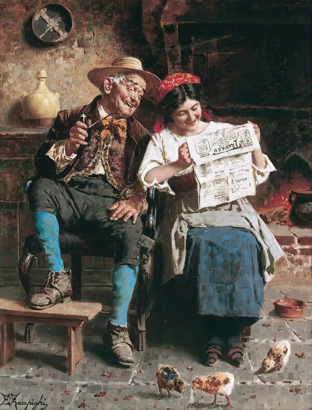 Good Tidings Wall Art by Eugenio Zampighi - High-Resolution Digital Print