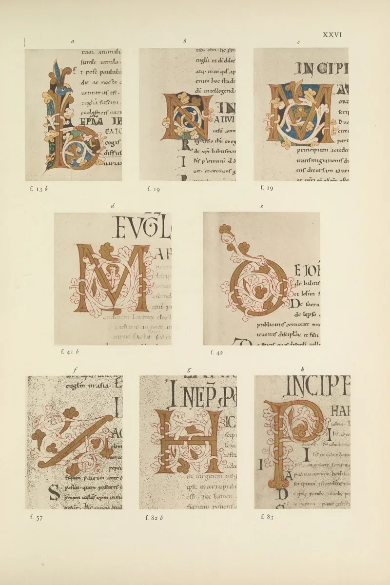 Gospels Of Matilda Countess Of Tuscany 1055 1115 Pl 20 Wall Art by George Frederic Warner - High-Resolution Digital Print