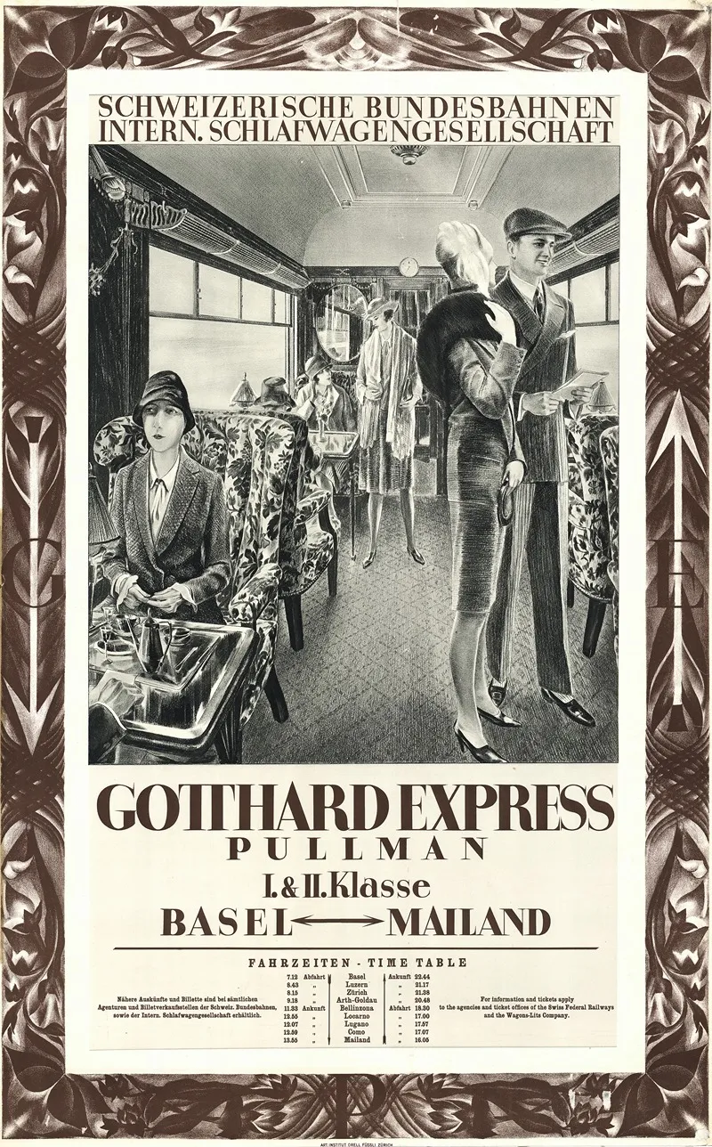 Gotthardexpress Pullman Basel Mailand