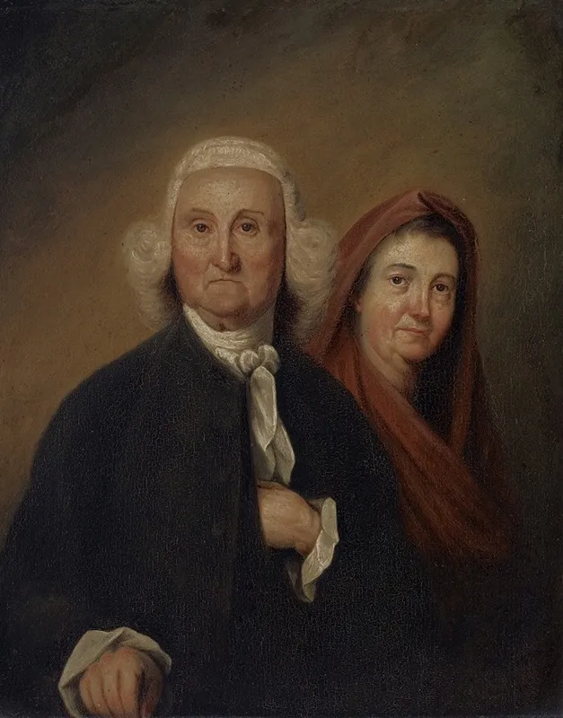 Governor Jonathan Trumbull Sr And Mrs Trumbull Faith Robinson Wall Art by John Trumbull - High-Resolution Digital Print
