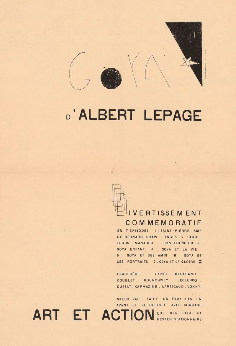 Goya Dalbert Lepage Wall Art by Joé Chaine - High-Resolution Digital Print