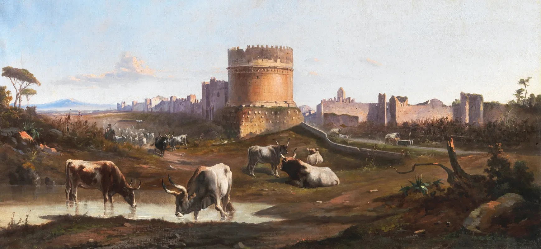 Grab Der Cecilia Metella Wall Art by Vincenzo Giovannini - High-Resolution Digital Print