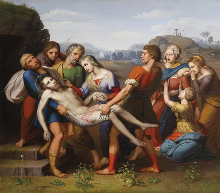 Grablegung Christi 3 Wall Art by Josef Arnold the elder - High-Resolution Digital Print