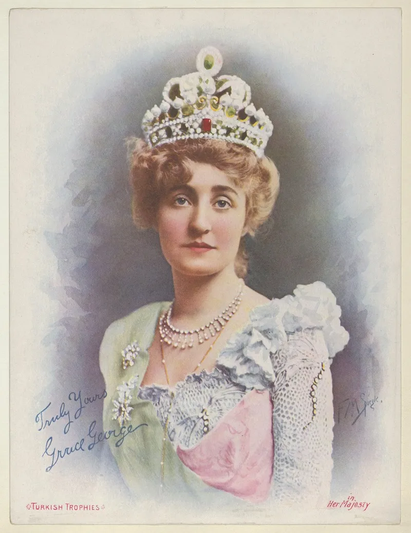 Grace George In Her Majesty Wall Art by Frederick Moladore Spiegle - High-Resolution Digital Print