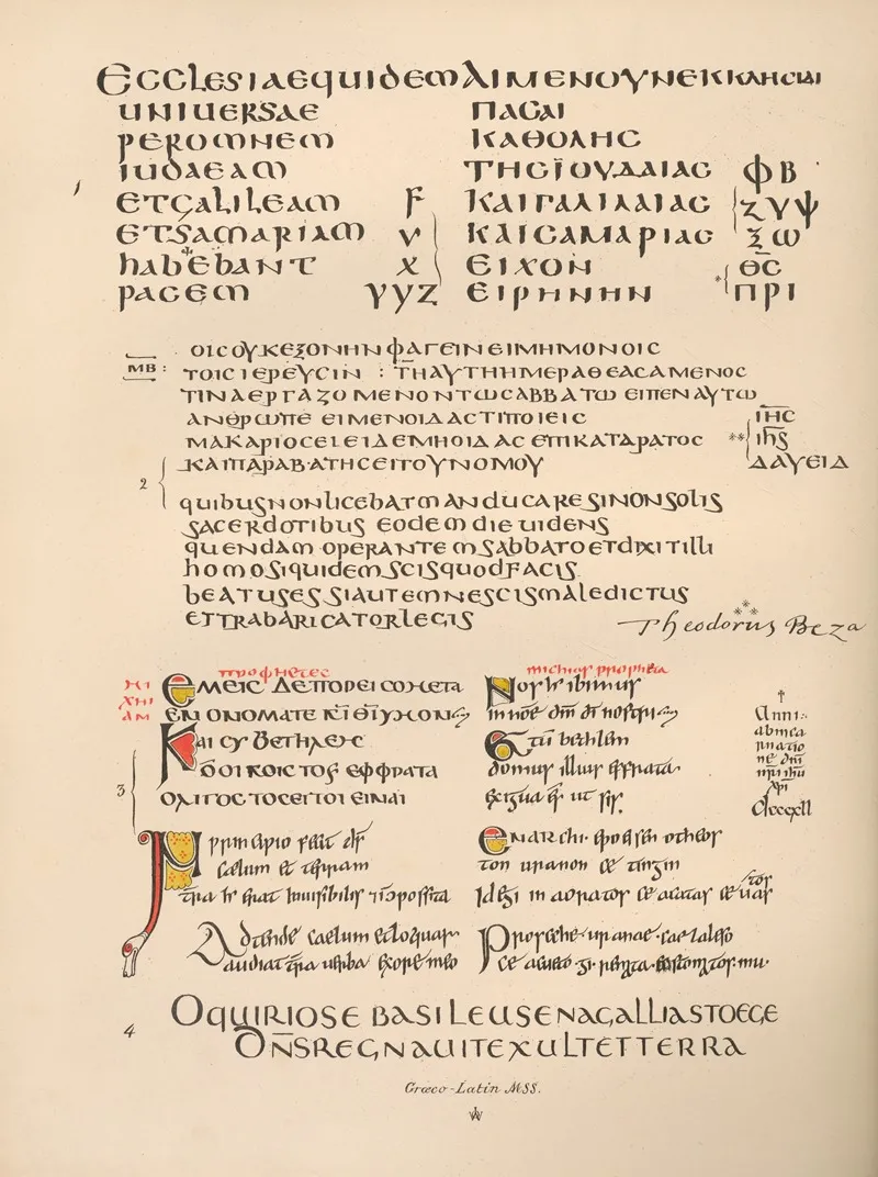 Graeco Latin‎ ‎mss Wall Art by John Obadiah Westwood - High-Resolution Digital Print