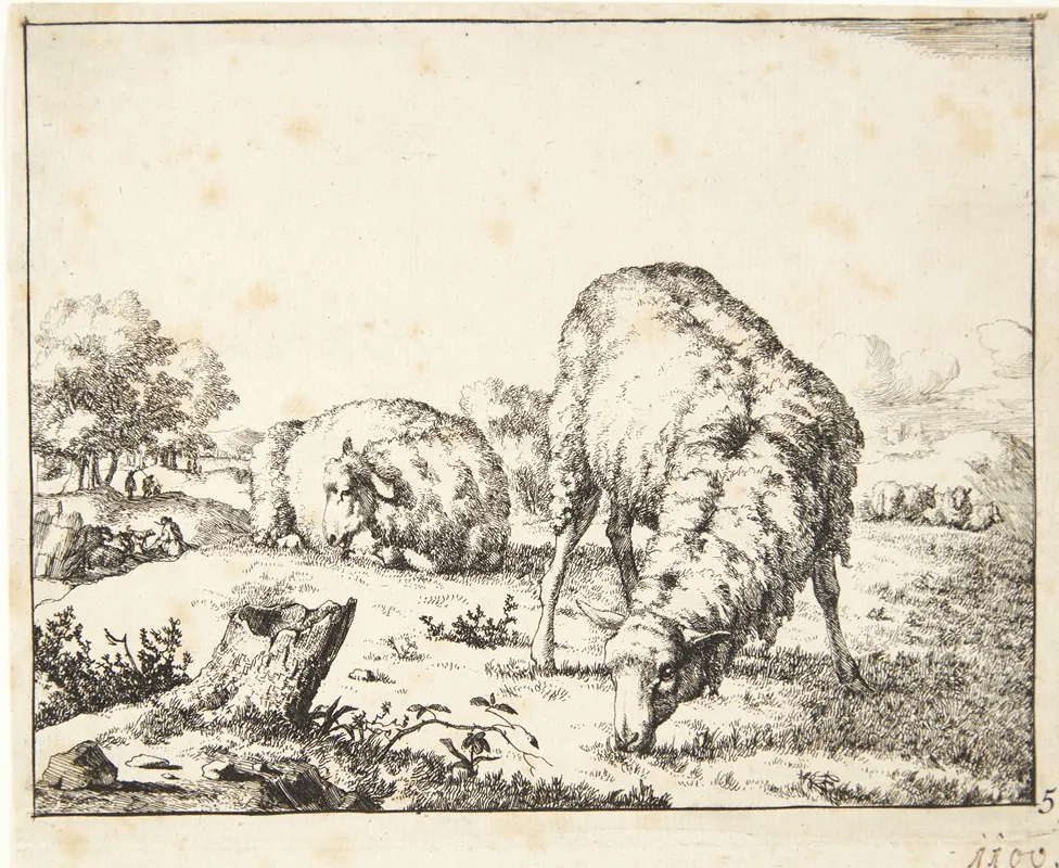 Graessende Far Set Forfra Wall Art by Marcus de Bye - High-Resolution Digital Print