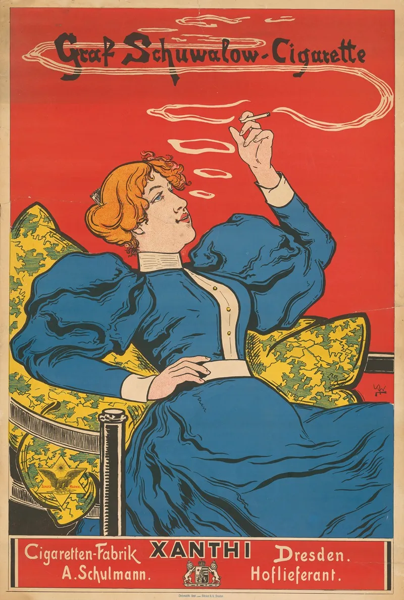 Graf Schuwalow Cigarette Wall Art by Walther Scholtz - High-Resolution Digital Print
