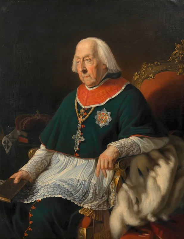 Graf Sigismund Hohenwart Zu Gerlachstein Wall Art by Joseph Krafft - High-Resolution Digital Print